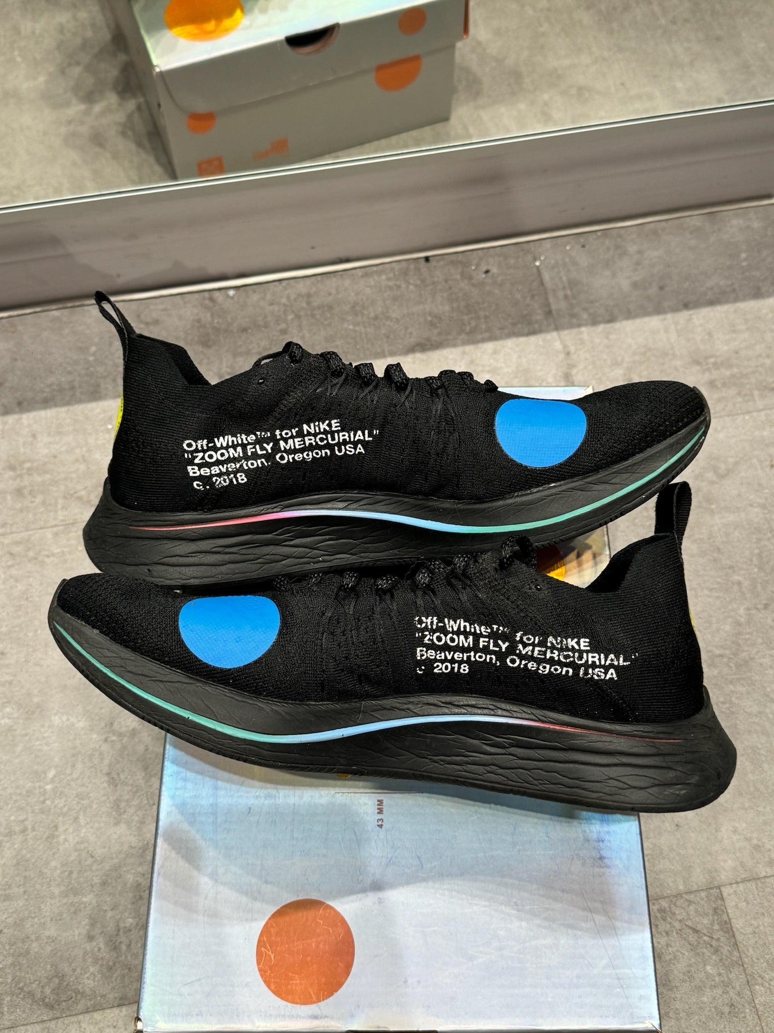 Nike Zoom Fly Mercurial Off-White Black - Pre-Owned Size 11