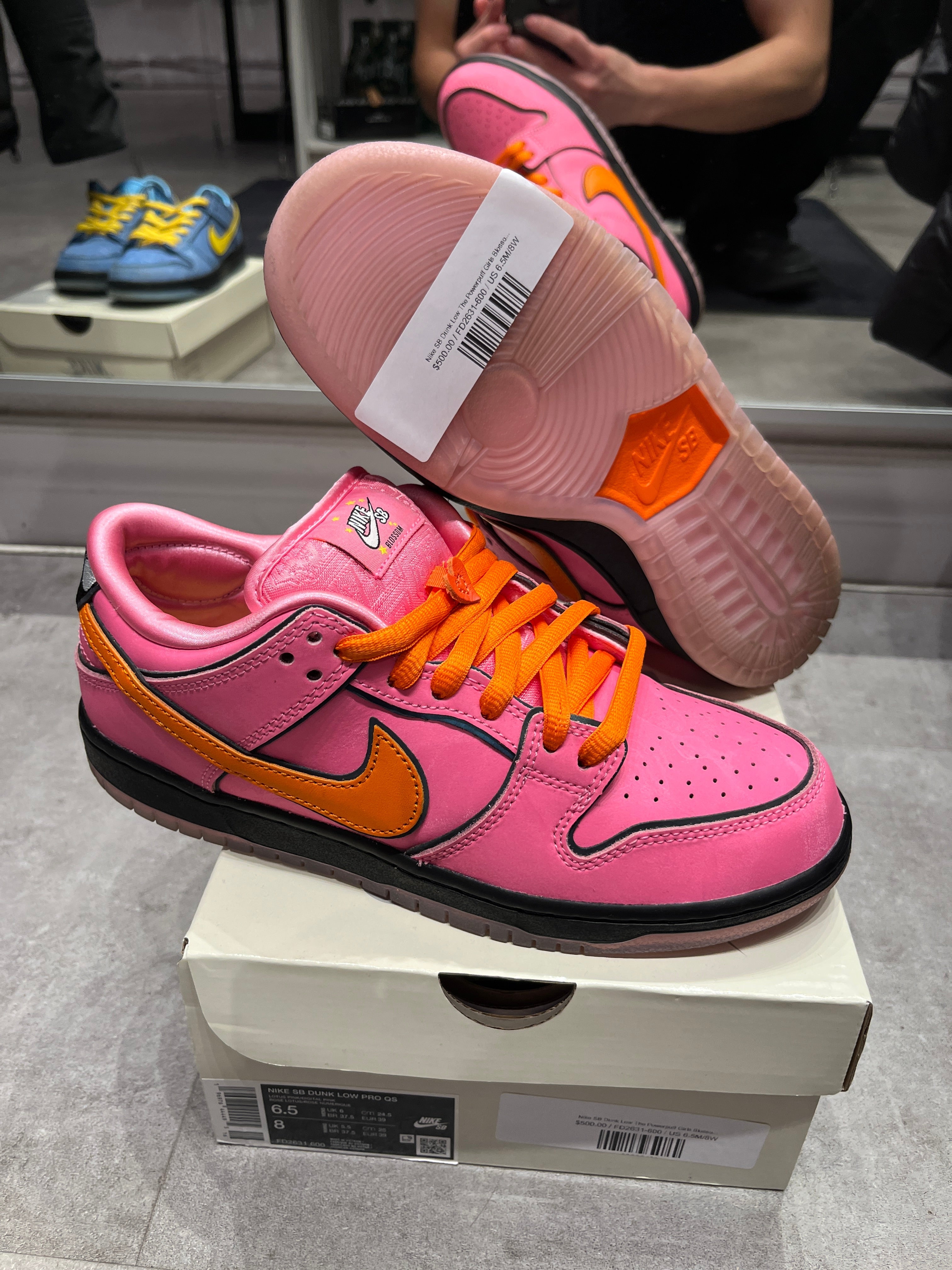 Nike SB Dunk Low The Powerpuff Girls Blossom - Pre-Owned Size 6.5