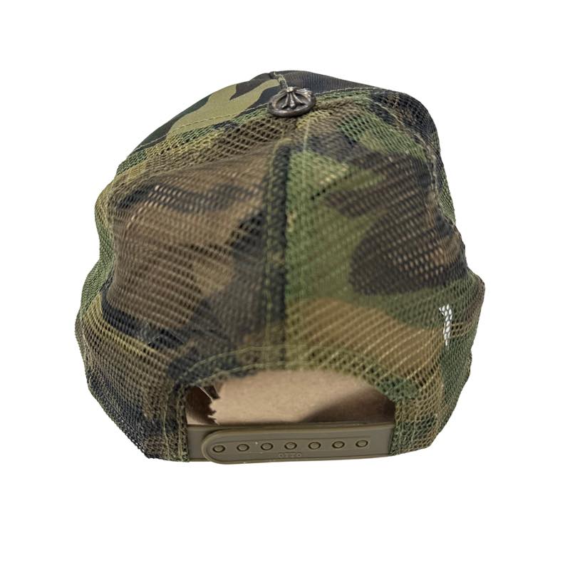 Vintage Chrome Hearts FUCK Hollywood Trucker Hat Camo - Pre-Owned
