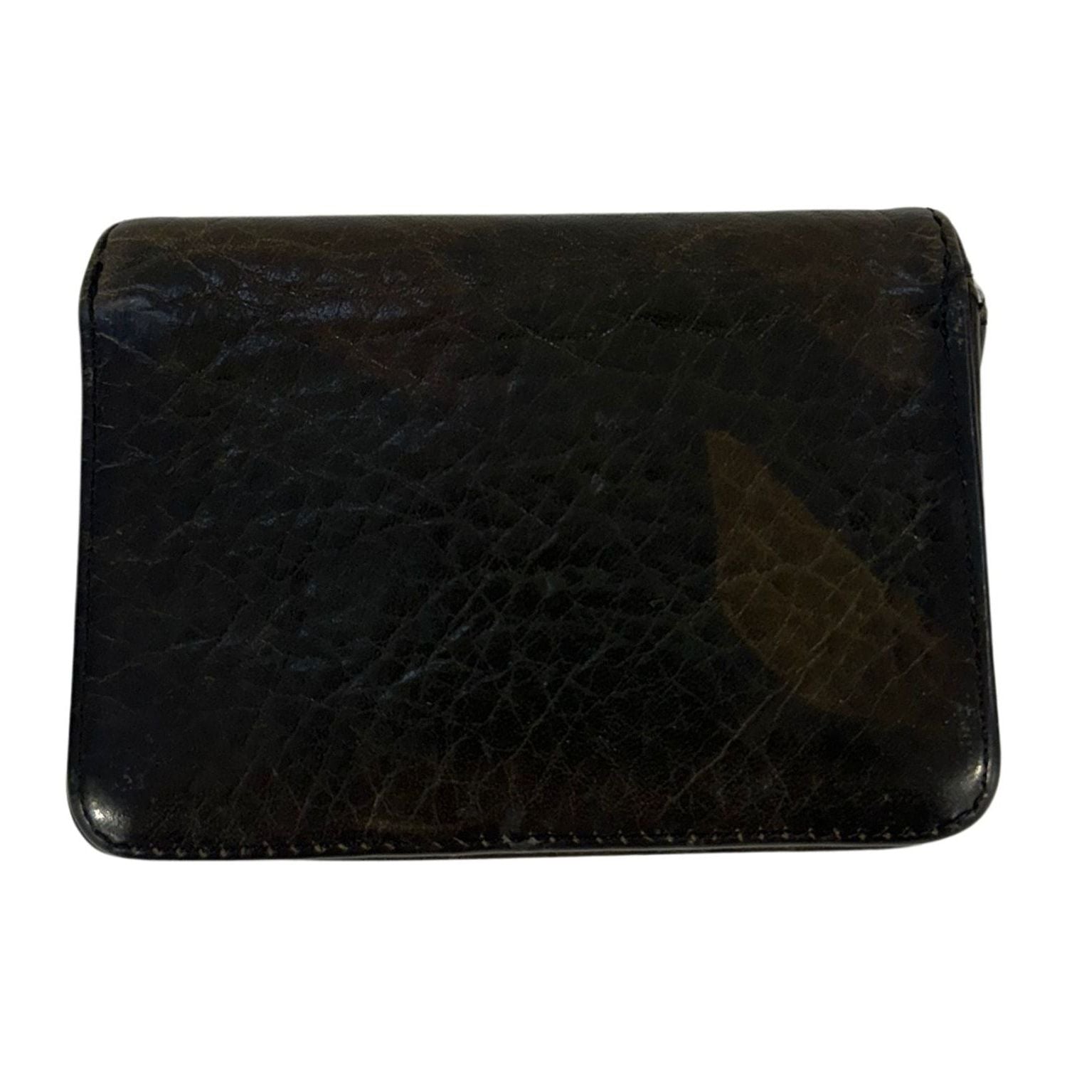 Chrome Hearts Scroll Logo Leather Card Case Camo - Lightly Used
