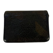 Chrome Hearts Scroll Logo Leather Card Case Camo - Lightly Used