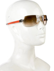 Chrome Hearts Classic Oval Aviator Sunglasses