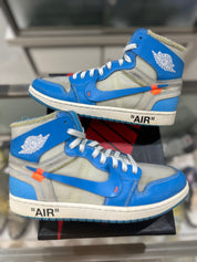 Jordan 1 Retro High Off-White University Blue - Pre-Owned Size 9.5