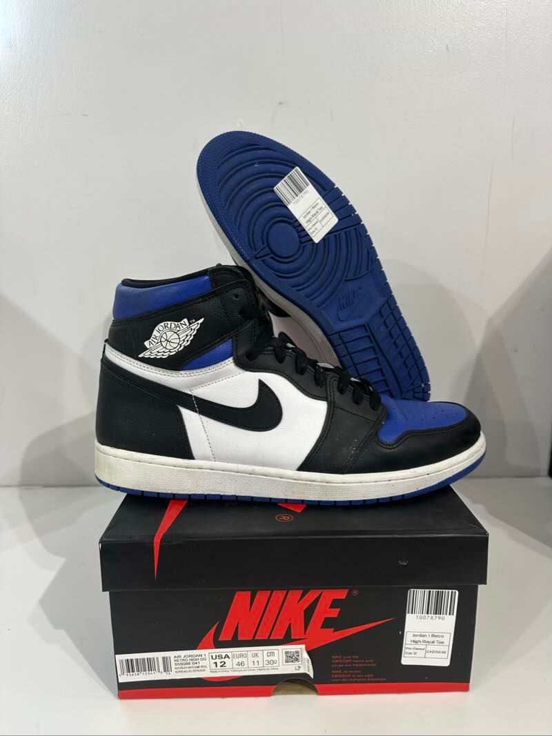Jordan 1 Retro High Royal Toe - Pre-Owned Size 12