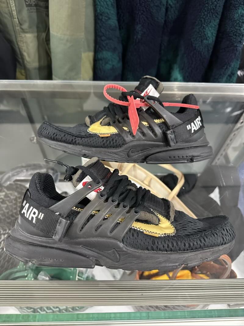 Nike Air Presto Off-White Black (2018) - Pre-Owned Size 10 (No original box)