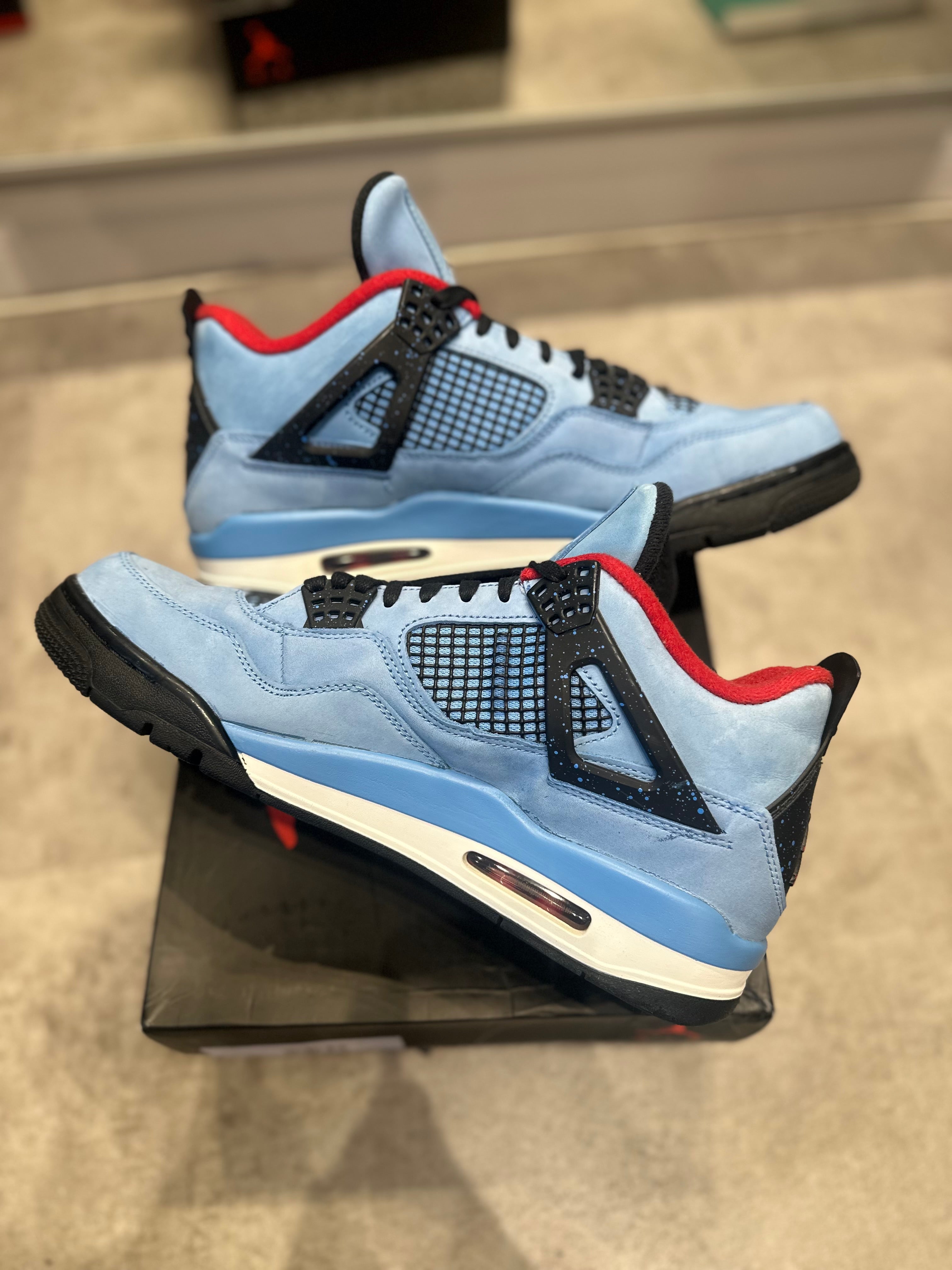 Jordan 4 Retro Travis Scott Cactus Jack (Lightly Used Size 11.5) - Pre-Owned