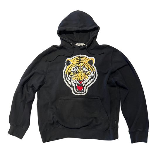 Undefeated Front Tiger Patch Black Hoodie