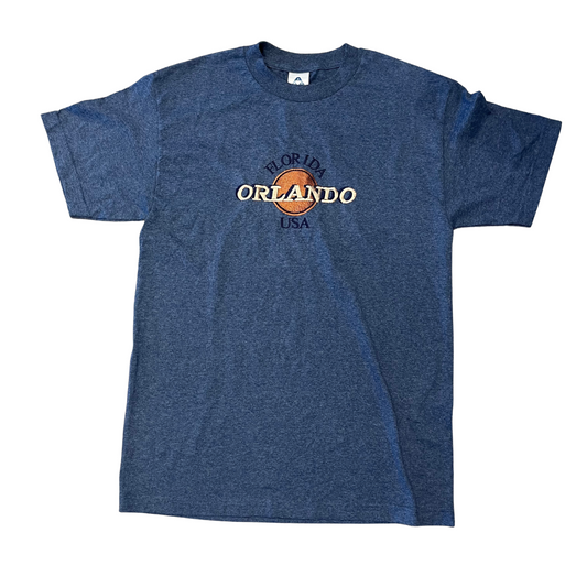 Vintage Blue Orlando Florida USA Embroidery