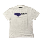 Palm Angels London Sprayed Logo T-Shirt White (Preowned)