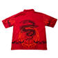 Vintage Red Silk Dragon Shirt