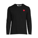 Play Comme des GarÃ§ons Classic Heart Long-sleeved T-Shirt