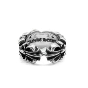 Chrome Hearts Double Floral Heart Ring