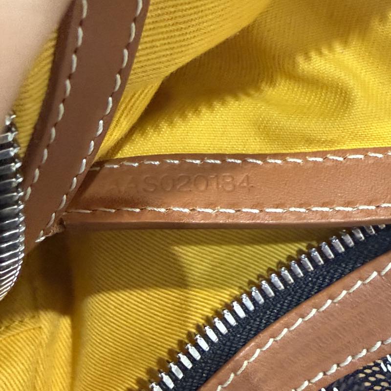 Goyard Cap Vert Crossbody Goyardine Brown - Lightly Used