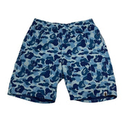 Bape ABC Camo Beach Shorts Blue - Pre-Owned Size M