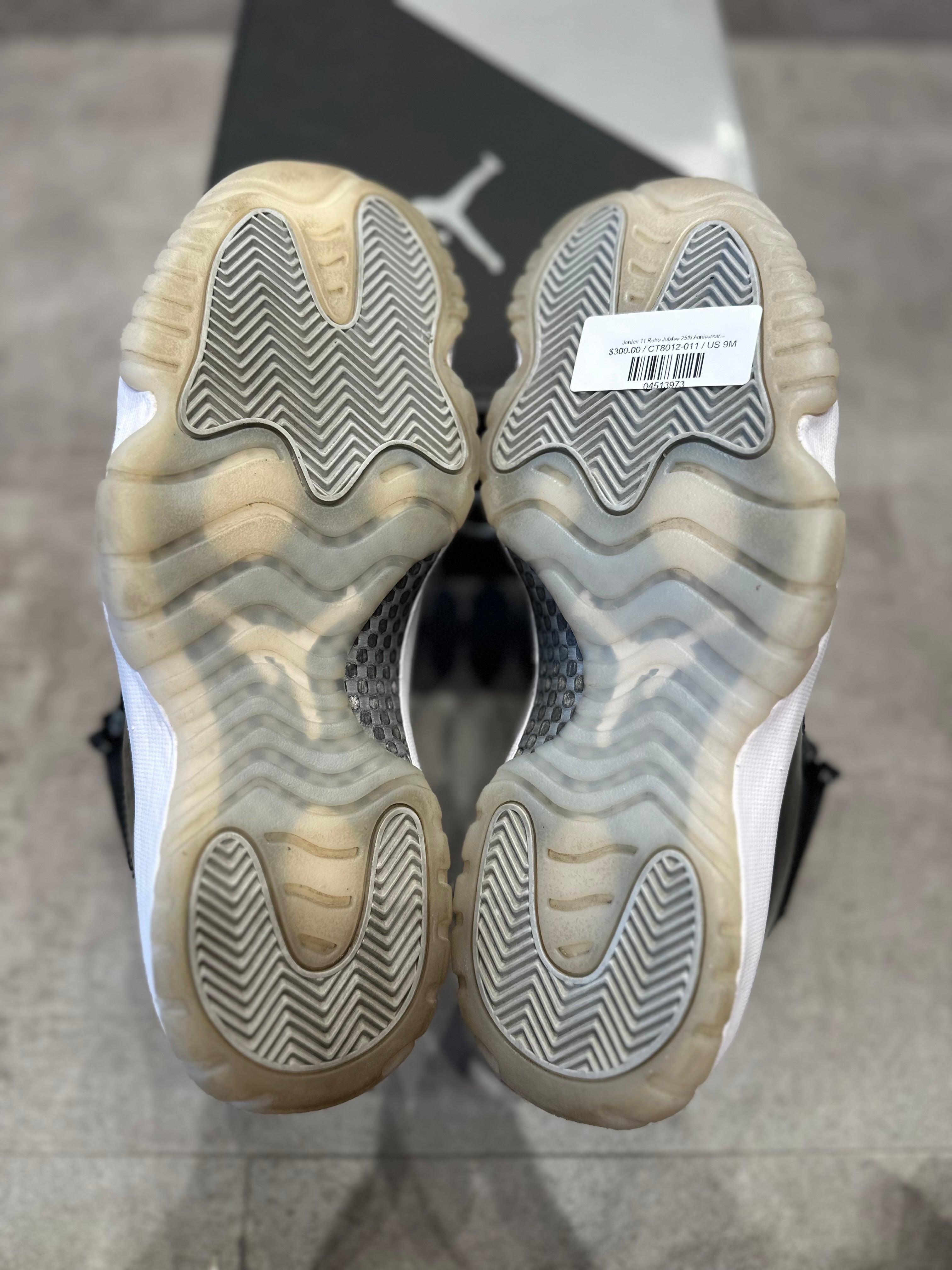 Jordan 11 Retro Jubilee 25th Anniversary (Preowned Size 9) - Pre-Owned