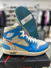 Jordan 1 Retro High Off-White University Blue - Pre-Owned Size 9.5