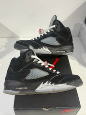 Jordan 5 Retro OG Black Metallic Reimagined - Lightly Used Size 8