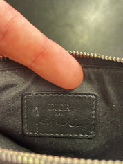 Dior x Kaws Zipped Card and Coin Holder Pink Bees Black (Preowned) - Pre-Owned