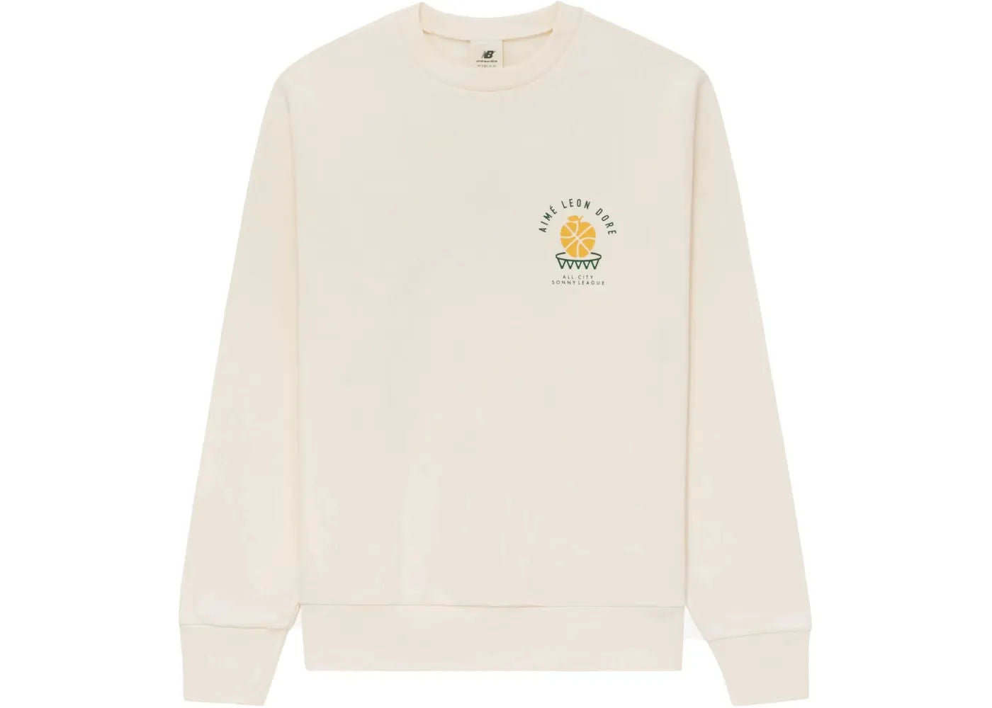 Aime Leon Dore x New Balance SONNY League L/S T-Shirt Cream