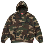 Supreme Satin Applique Hooded Sweatshirt (SS26) Woodland Camo