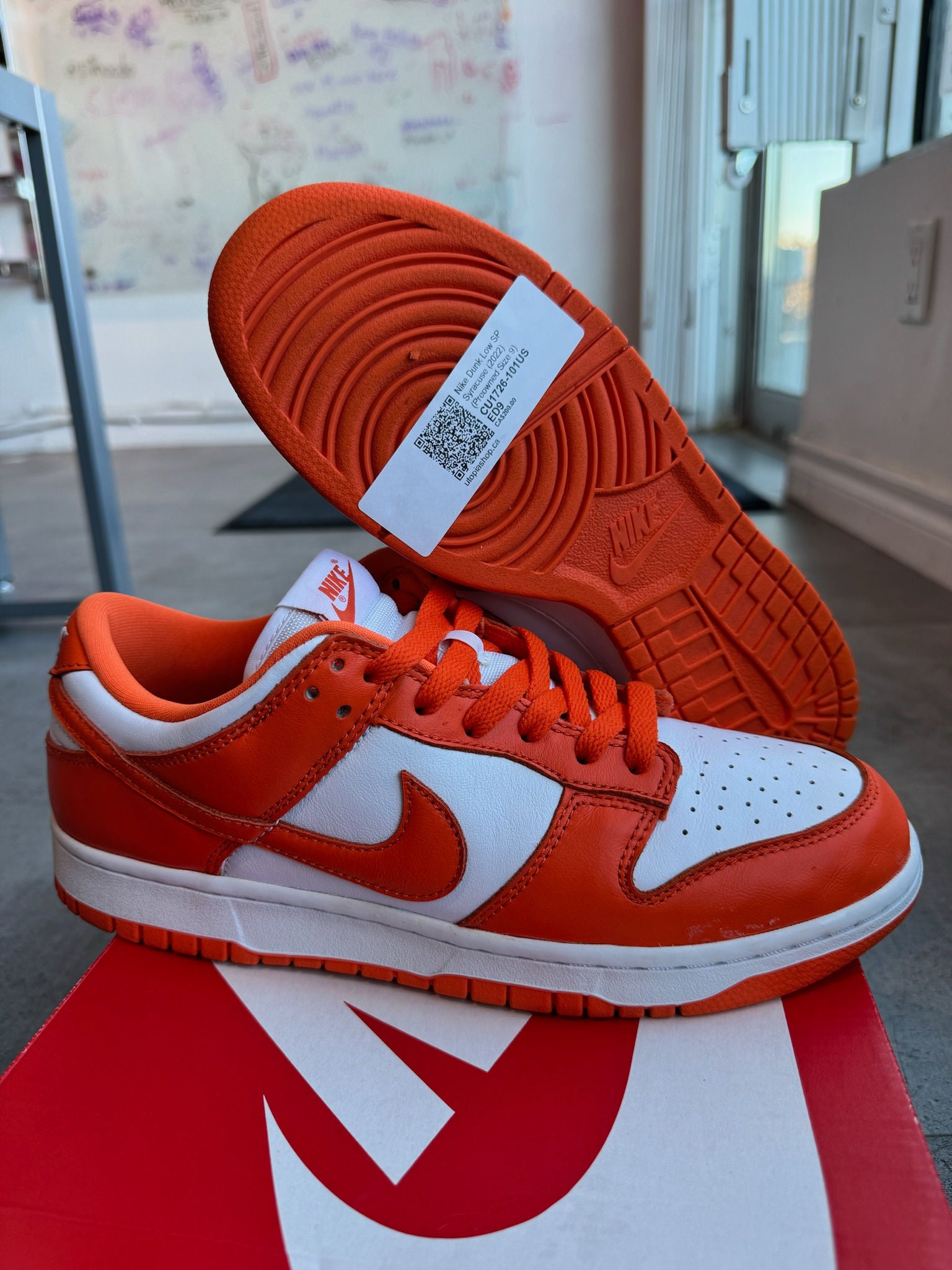 Nike Dunk Low SP Syracuse (2022) - Pre-Owned Size 9