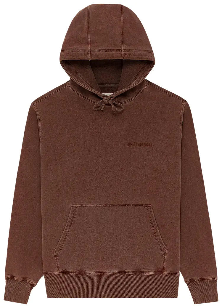 Aime Leon Dore Garment Dyed Uniform Hoodie Sienna brown
