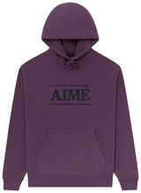 Aime Leon Dore Logo Hoodie Grape Jam