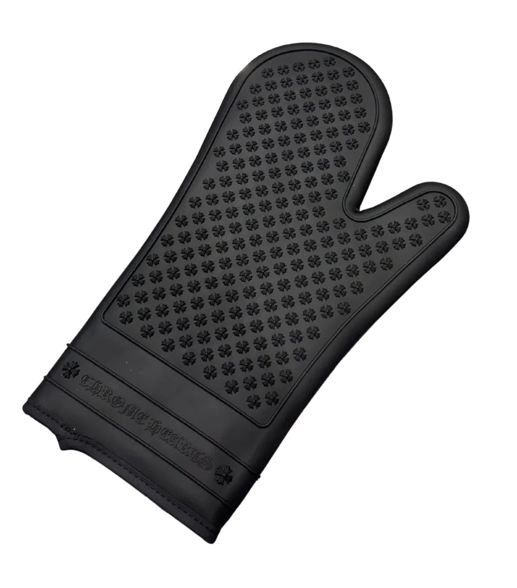 Chrome Hearts Rubber Oven Mitt Black