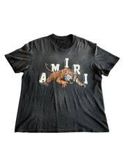 Amiri Vintage Tiger Tee Black (Preowned size L) - Pre-Owned
