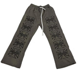 Awoken Dreams V7 Choppers Flared Sweatpants Grey