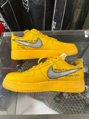 Nike Air Force 1 Low Off-White ICA University Gold - Pre-Owned Size 9 (No original box)