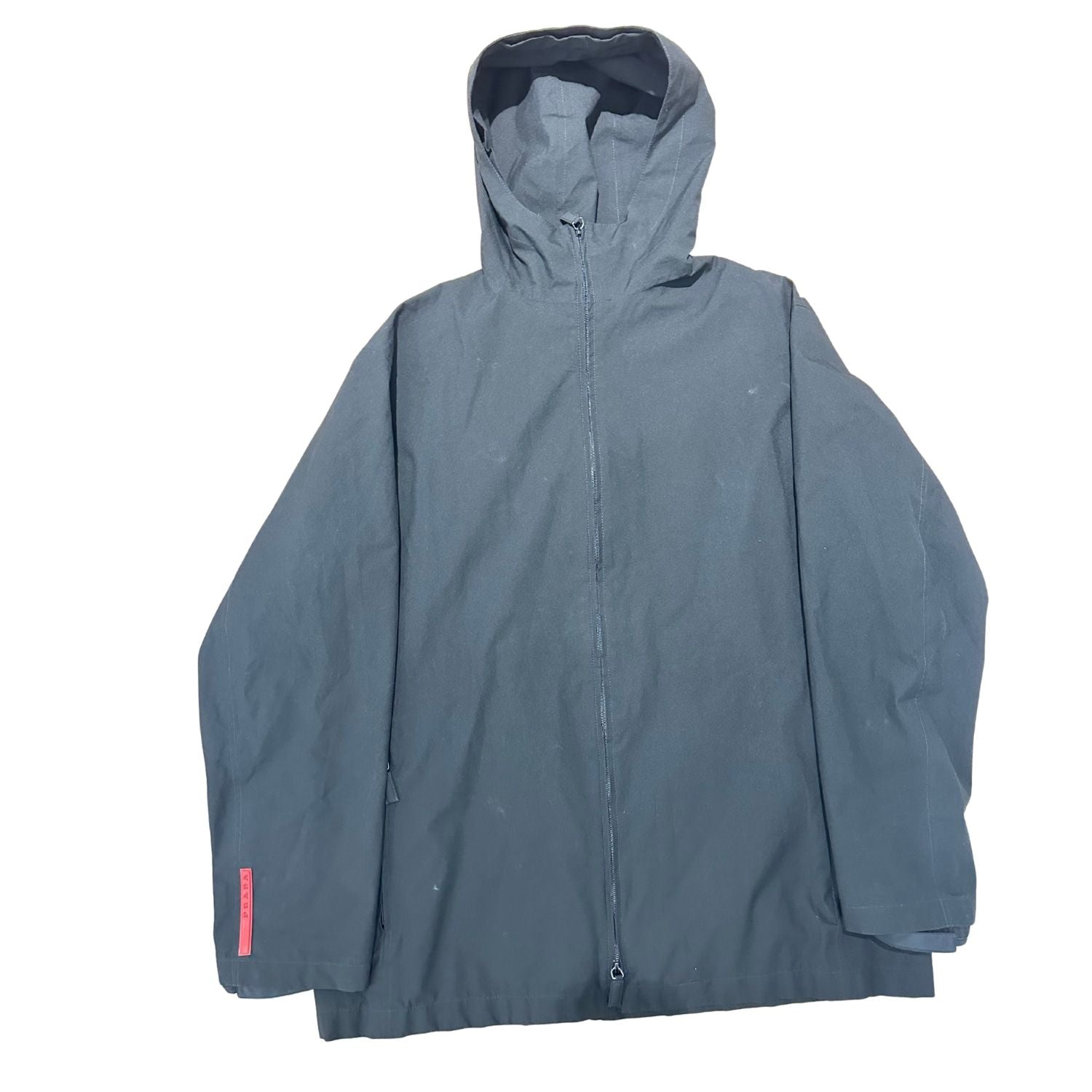 Prada Nylon Gore-Tex Jacket Black (Preowned Size L) - Pre-Owned