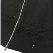 Chrome Hearts Cross Patch Zip-Up Hoodie Black - Pre-Owned Size S