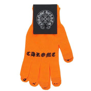 Chrome Hearts Orange Monogram Logo Work Gloves