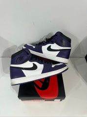 Jordan 1 Retro High Court Purple White - Pre-Owned Size 12