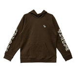 Chrome Hearts Slo Ride Embroidered Pullover Hoodie Brown
