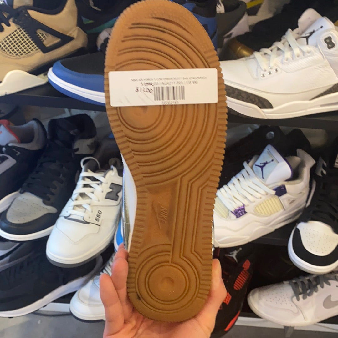 Nike Air Force 1 Low Travis Scott Sail - Pre-Owned Size 8