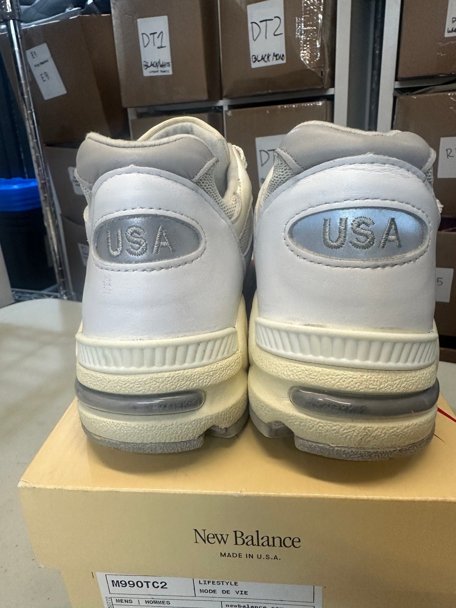 New Balance 990v2 MiUSA Teddy Santis Sea Salt - Pre-Owned Size 9.5