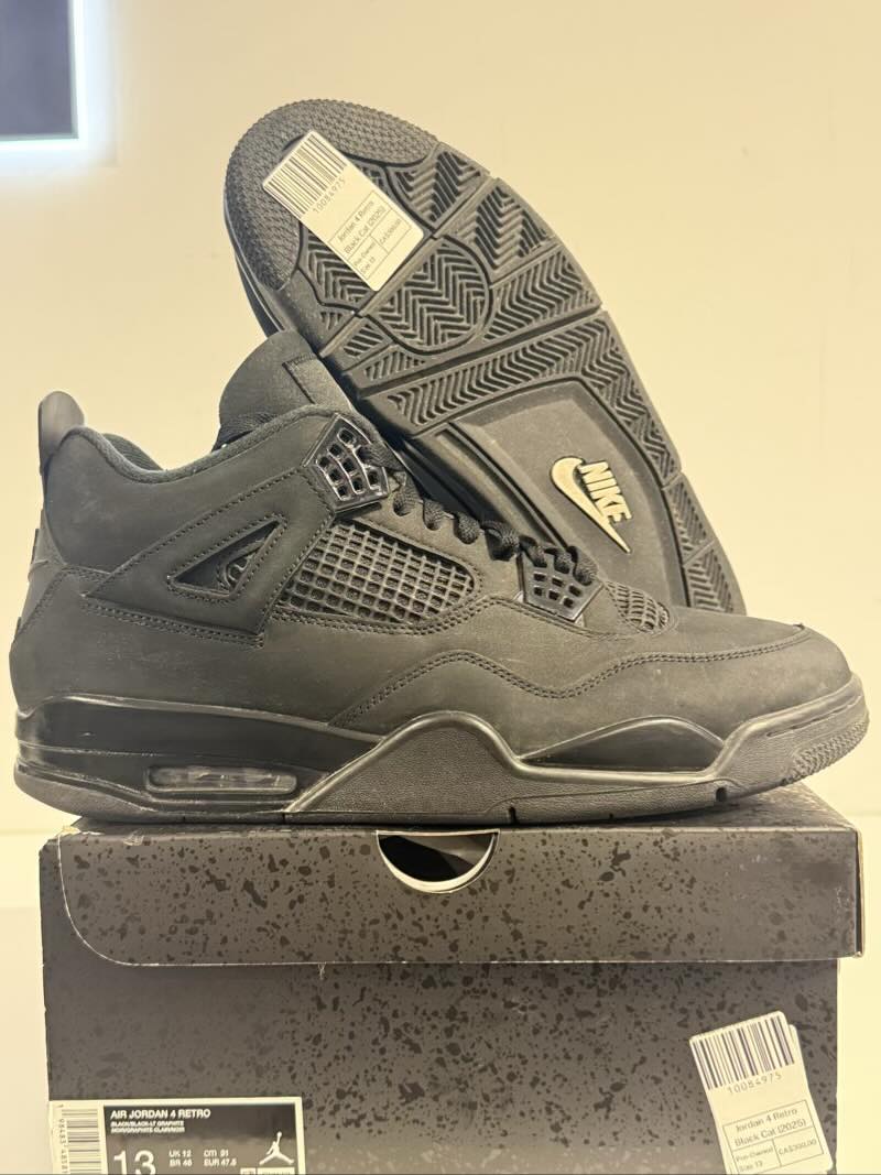 Jordan 4 Retro Black Cat (2025) - Pre-Owned Size 13