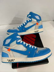 Jordan 1 Retro High Off-White University Blue - Worn Once Size 11.5
