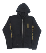 Chrome Hearts Vertical Logo Zip Up Olive
