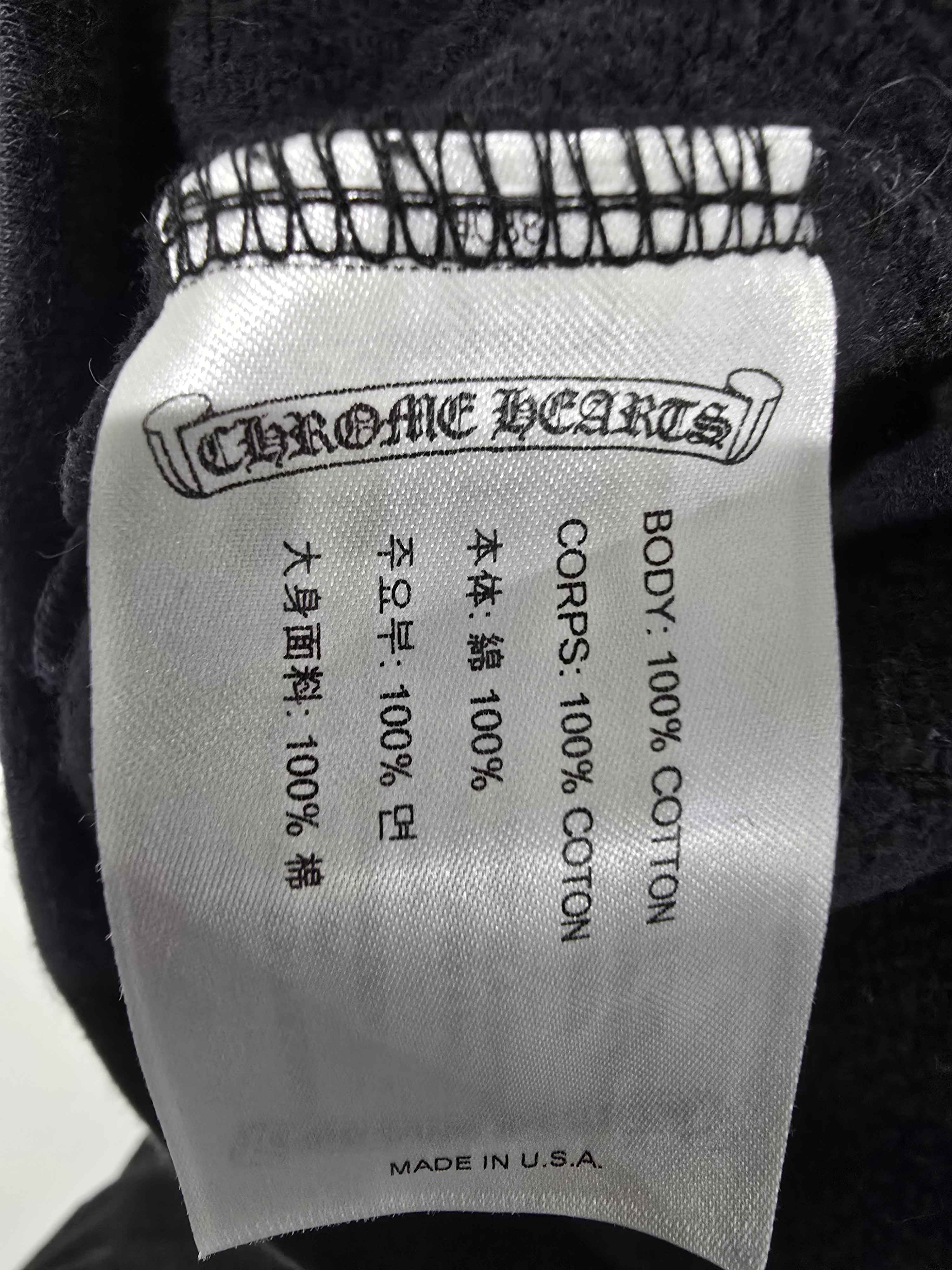 Chrome Hearts Boost Hoodie Black - Pre-Owned Size XS