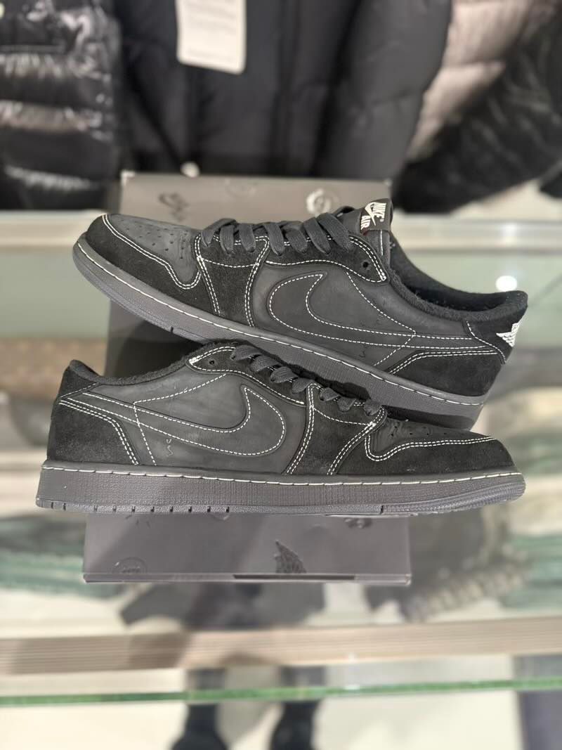 Jordan 1 Retro Low Travis Scott Black Phantom - Pre-Owned Size 12