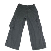 Acne Studios Baggy Wide Cargo Pants Washed Black - Lightly Used Size 34
