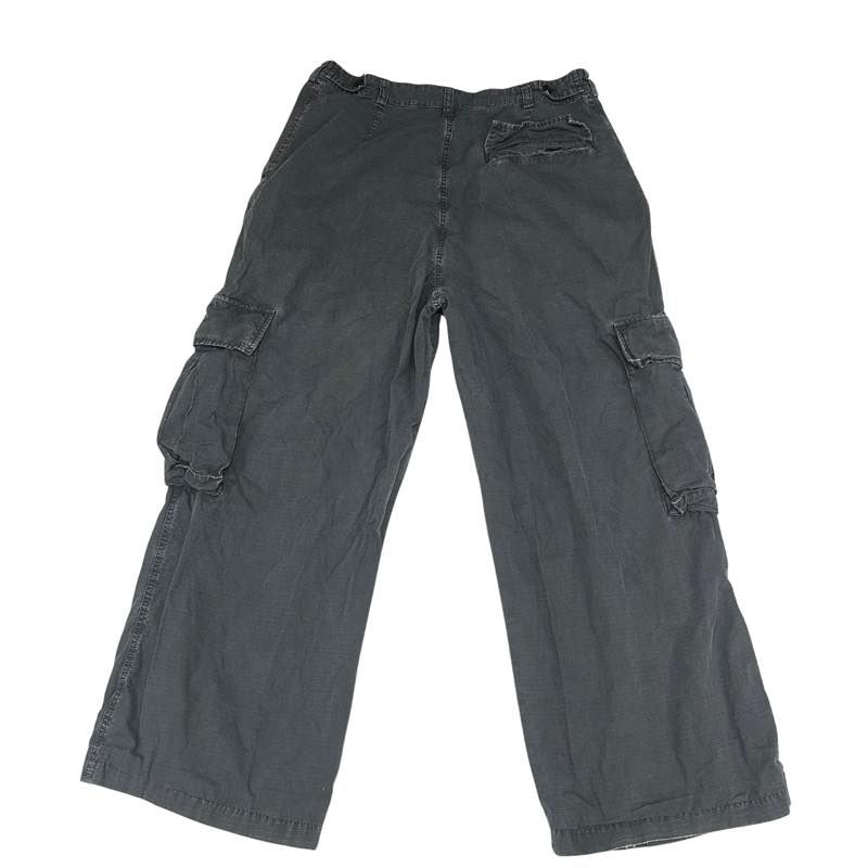 Acne Studios Baggy Wide Cargo Pants Washed Black - Lightly Used Size 34