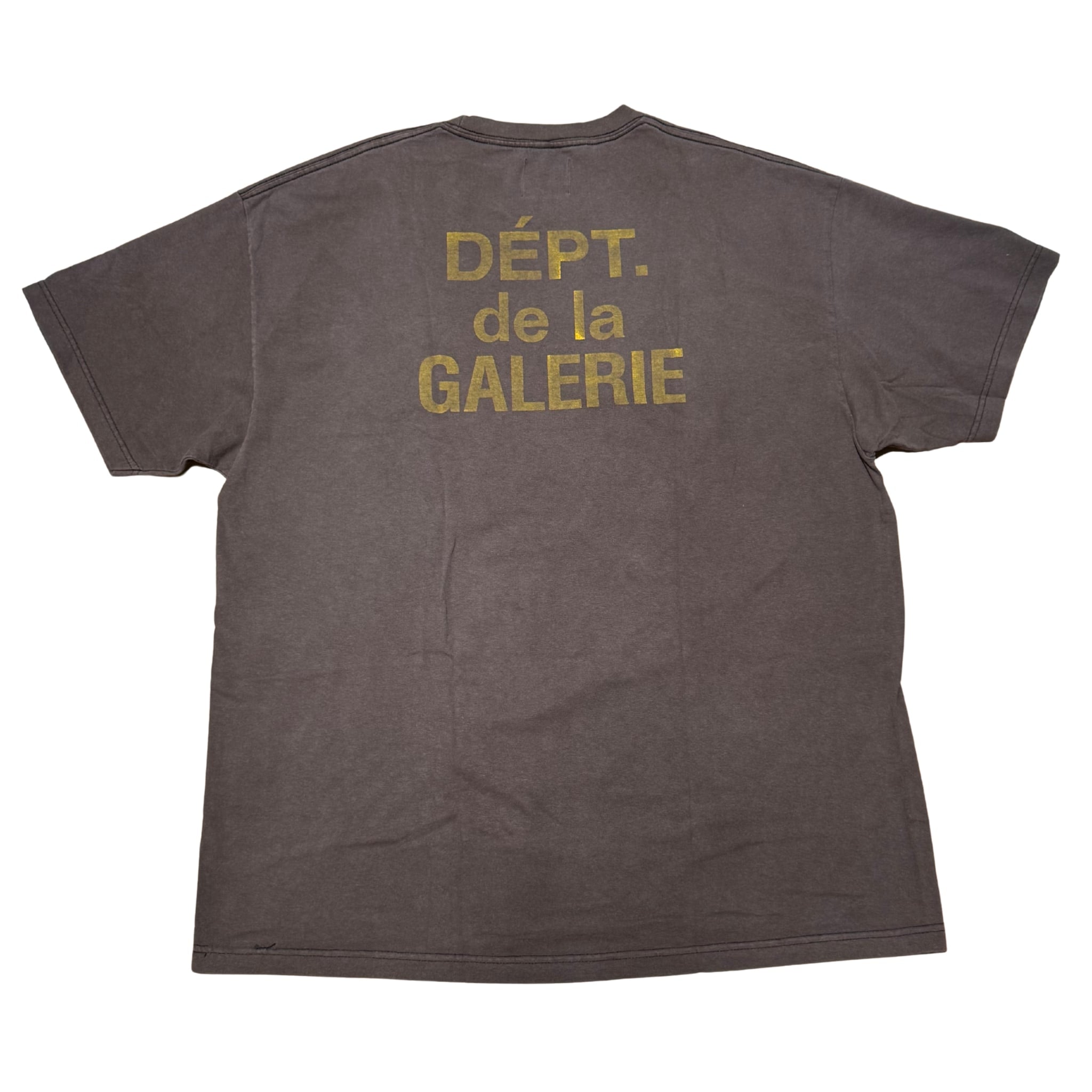 Gallery Dept. French Logo T-Shirt Washed Black (Preowned Size XL) - Pre-Owned