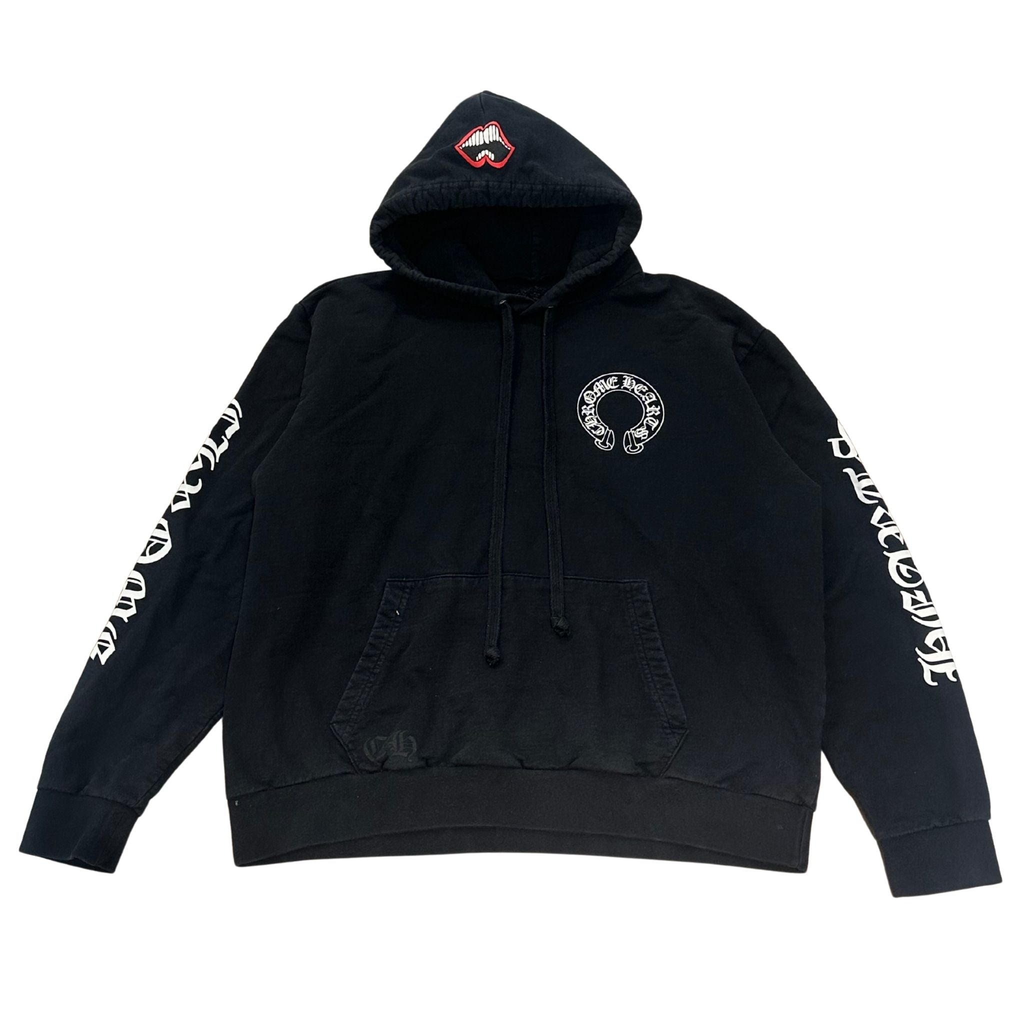 Chrome Hearts Matty Boy Chomper Horseshoe Hoodie Black - Pre-Owned Size XL