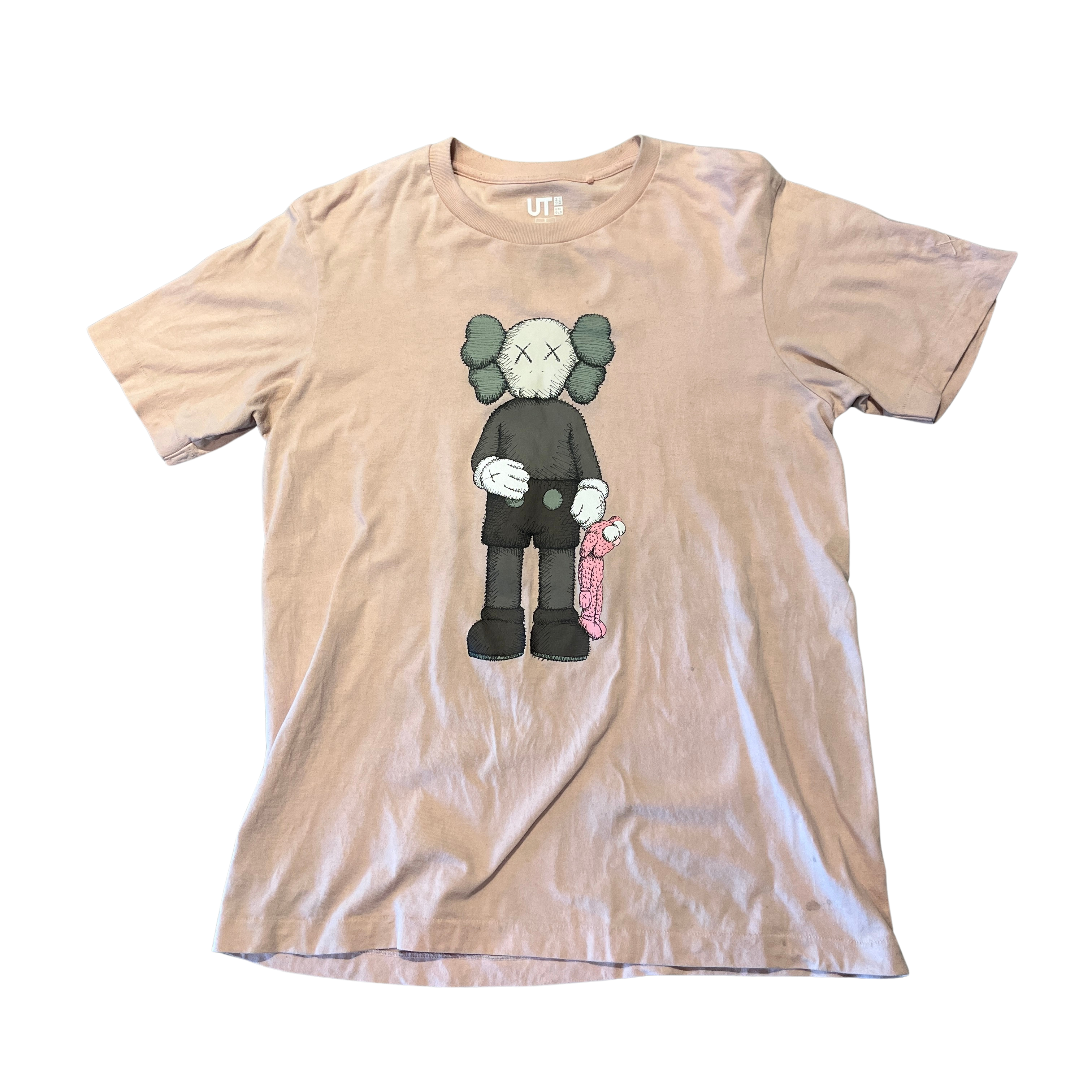 Kaws X Uniqlo Companion Tee (US Sizing) Pink (Preowned) - Pre-Owned