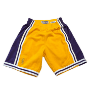 Mitchell & Ness Gold Los Angeles Lakers 1996-1997 Swingman Mesh Shorts