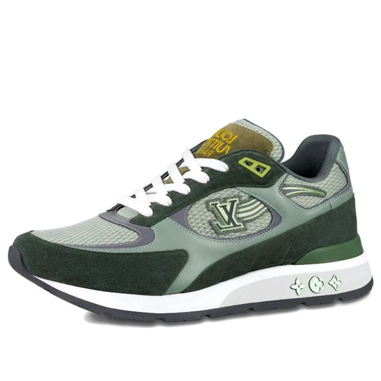 Louis Vuitton LV Runaway Sneaker Green Mesh - Pre-Owned Size 10 (No original box)